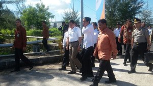 Perintah Jokowi ke Jonan dan Sofyan Djalil di Belitung