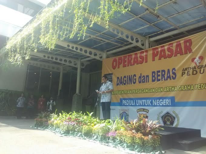 Artha Graha dan Gobel Gelar Operasi Pasar, Daging Rp 70.000/Kg