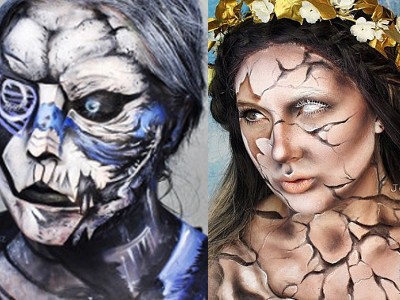 Dari Dewi Aphrodite Hingga Monster, Ini Seninya Melukis Wajah
