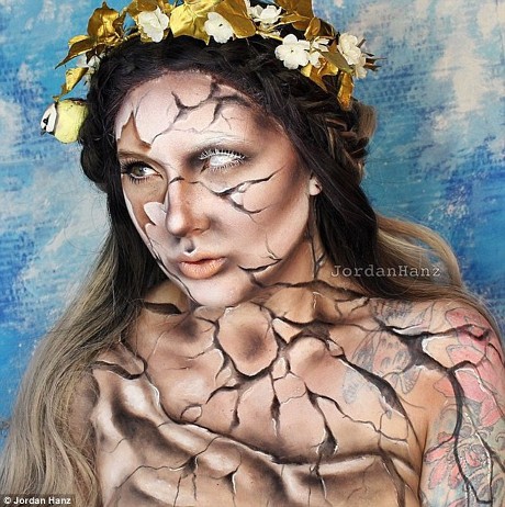 Dari Dewi Aphrodite Hingga Monster, Ini Seninya Melukis Wajah
