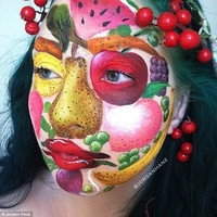 Dari Dewi Aphrodite Hingga Monster, Ini Seninya Melukis Wajah