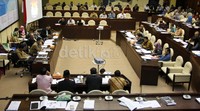 Rapat itu digelar di ruang komisi II gedung DPR, Jakarta, Senin (22/6/2015) dimulai sekitar pukul 11.00 WIB. Lamhot Aritonang/detikFoto.