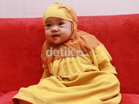 Melihat foto-foto Maryam ini dijamin Anda senyum-senyum sendiri. Pool/Gus Mun/detikFoto.