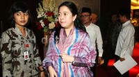 Tampak pula Panglima TNI Jenderal Moeldoko serta para menteri kabinet kerja yang hadir. Para menteri itu di antaranya Puan Maharani, Retno Lestari Priansari Marsudi. Hanif Dhakiri, dan lain sebagainya.
