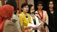 Ketua Pansel KPK Destry Damayanti memberikan penjelasan soal perpanjangan masa pendaftaran calon pimpinan KPK.