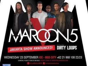 Ini Alasan Pembatalan Konser Maroon 5 di Indonesia