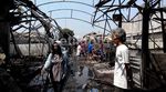Api Lalap Pemukiman Padat Penduduk di Pasar Rebo