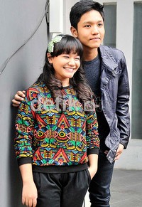 Menurut Amel, Thoriq anak yang asyik untuk diajak bicara. Pool/Noel/detikFoto.