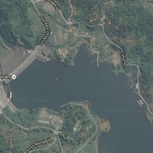 Waduk Warisan Soeharto Sedang Kritis Dilihat dari Ketinggian