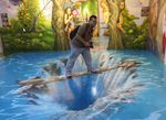 Begini Serunya Foto di Latar 3D di Hong Kong