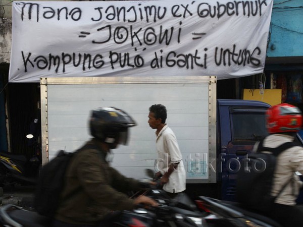 Kicauan Minta Ganti Rugi Warga Kampung Pulo