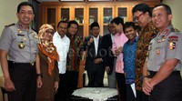 DPR menggelar rapat kerja gabungan Komisi II dan Komisi III terkait persiapan Pilkada serentak 2015. Pihak-pihak terkait Pilkada hadir di rapat yang dipimpin oleh Wakil Ketua DPR Fahri Hamzah ini. Lamhot Aritonang/detikFoto.