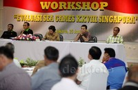 Pertemuan ini dihadiri oleh antara lain KOI, KONI, PRIMA serta Pengurus Besar (PB) atau Pengurus Pusat (PP) masing-masing cabang olahraga.