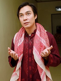 Ia berharap tahun ini menjadi tahun terakhirnya menjomblo. Pool/Gus Mun/detikFoto.