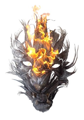 Bikin Patung Singa, Seniman Ini Gunakan 4000 Potongan Logam