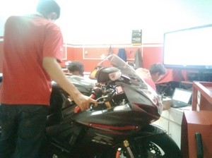 Biker Motor Gede Antusias Ikuti Dyno Test