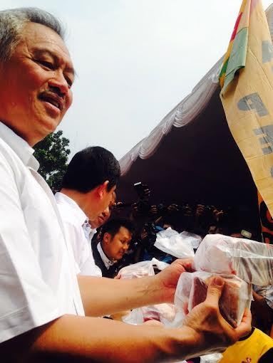 Tomy Winata Jual Daging Sapi Murah Rp 70.000/Kg