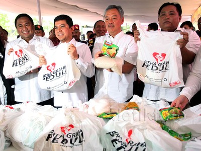 Tomy Winata, Gobel, dan Yuddy Gelar Pasar Murah
