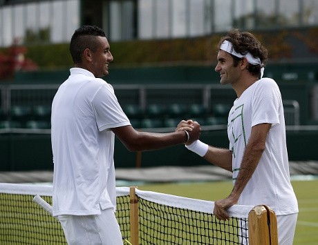 Kyrgios Lebih Akrab dengan Federer ketimbang Nadal