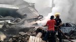 Pesawat Hercules Hancur Berkeping-keping