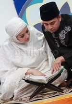 Raffi Ahmad dan Nagita Slavina Mengaji, Guntur Bumi Eksis Lagi Raffi Ahmad dan Nagita Slavina Mengaji, Guntur Bumi Eksis Lagi