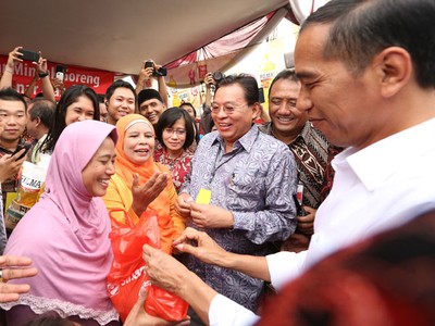 Jokowi Hadiri Bazar Rakyat di Banyumas