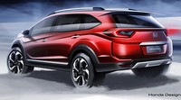 Bagian belakang mobil. Mobil akan dikenalkan di Gaikindo Indonesia International motor Show (GIIAS) bulan Agustus mendatang. (dok Honda).
