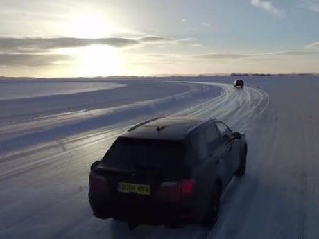 Pengujian Terakhir SUV Bentley Bentayga di Musim Dingin