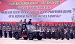 Pita Hitam Jokowi di HUT Bhayangkara