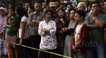 Warga Berkerumun di Lokasi Jatuhnya Hercules