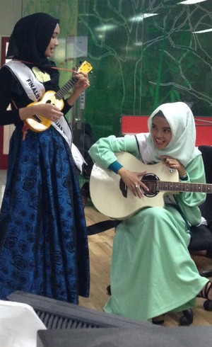 8 Finalis Sunsilk Hijab Hunt Unjuk Bakat di Kantor Detikcom