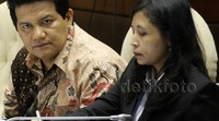 Rapat tersebut mengenai penjelasan KPU terhadap hasil pemeriksaan BPK RI mengenai pemeriksaan dengan tujuan tertentu atas pelaksanaan anggaran pemili pada KPU tahun2013-2014. Lamhot Aritonang/detikFoto.