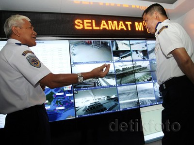Jonan Pantau Posko Terpadu Mudik Nasional