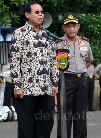Djan Faridz mengatakan bantuan ini guna meningkatkan kinerja kepolisan dalam pengamanan, khususnya di wilayah pemukiman penduduk.