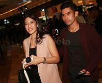 Dian dan Indraguna saat ditemui di Pacific Place, Jakarta Selatan, Rabu (1/7/2015) malam. Pool/Gus Mun/detikFoto.