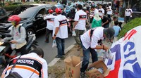 Takjil yang dibagikan sebanyak 200 paket. Ist/Ertigamania.