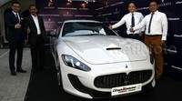 PT Auto Trisula Indonesia (ATI) memperkenalkan Maserati GranTurismo MC Stradale Centennial Edition di Jakarta, Kamis (2/7/2015).