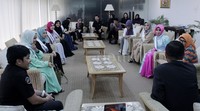 Suasana bincang-bincang para Finalis Sunsilk Hijab Hunt 2015 dengan Saleh Husin. Radi/detikcom.