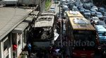 Bus TransJ Terbakar, Salemba Macet Parah