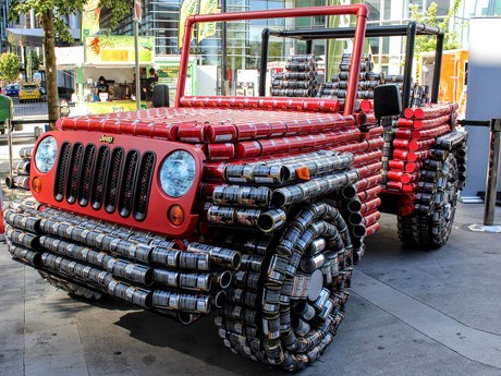 Jeep Wrangler Ini Terbuat dari Kaleng Makanan