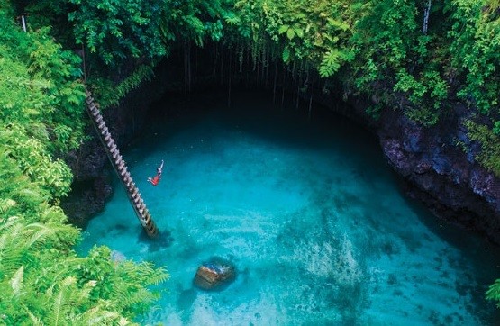 Kolam Renang Alam Paling Indah di Dunia Mungkin Ada di Samoa