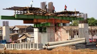 Pembangunan lanjutan tol Becakayu ini memang diharapkan mampu mengurai kemacetan di Jalan Kalimalang dan tol Becakayu juga akan didukung moda tranportasi monorel Bekasi-Cawang-Kampung Melayu-Casablanca dan Cawang Cibubur. Kadarikman Alwan/detikFoto.