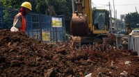 Titik yang dikerjakan terlebih dahulu adalah seksi I yang berada di Jakarta Timur hingga Jaksampurna. Kadarikman Alwan/detikFoto.