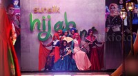 Aksi delapan finalis Sunsilk Hijab Hunt 2015.