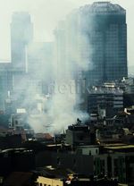 Permukiman di Kebon Kacang Terbakar