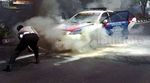 Mobil Patwal Terbakar