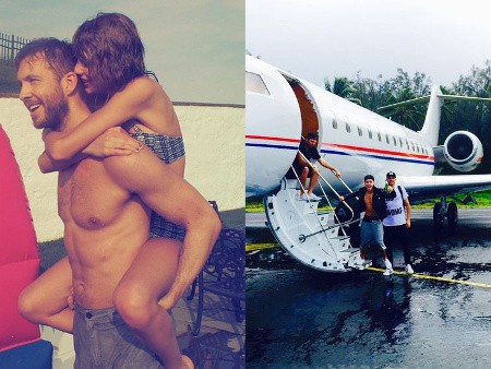 Taylor Swift dan Calvin Harris Makin Mesra, Liburan Penuh Horor Justin Bieber