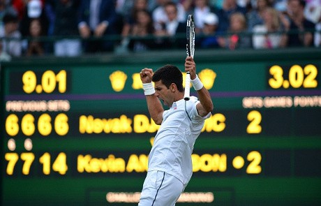Imbang 2-2, Djokovic vs Anderson Disetop karena Penerangan Buruk