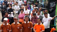 Kegiatan ini diikuti oleh 34.000 orang pemudik. Lamhot Aritonang/detikFoto.