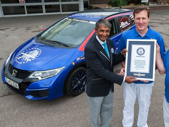 Honda Civic Bukukan Rekor Konsumsi BBM Guinness World Record